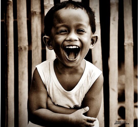 big laugh _ a village pinoy kid in laughter_ _ zoug lazo